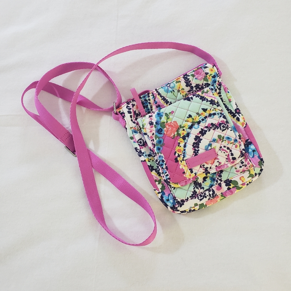 Vera Bradley Floral Print Cross-Body Bag
